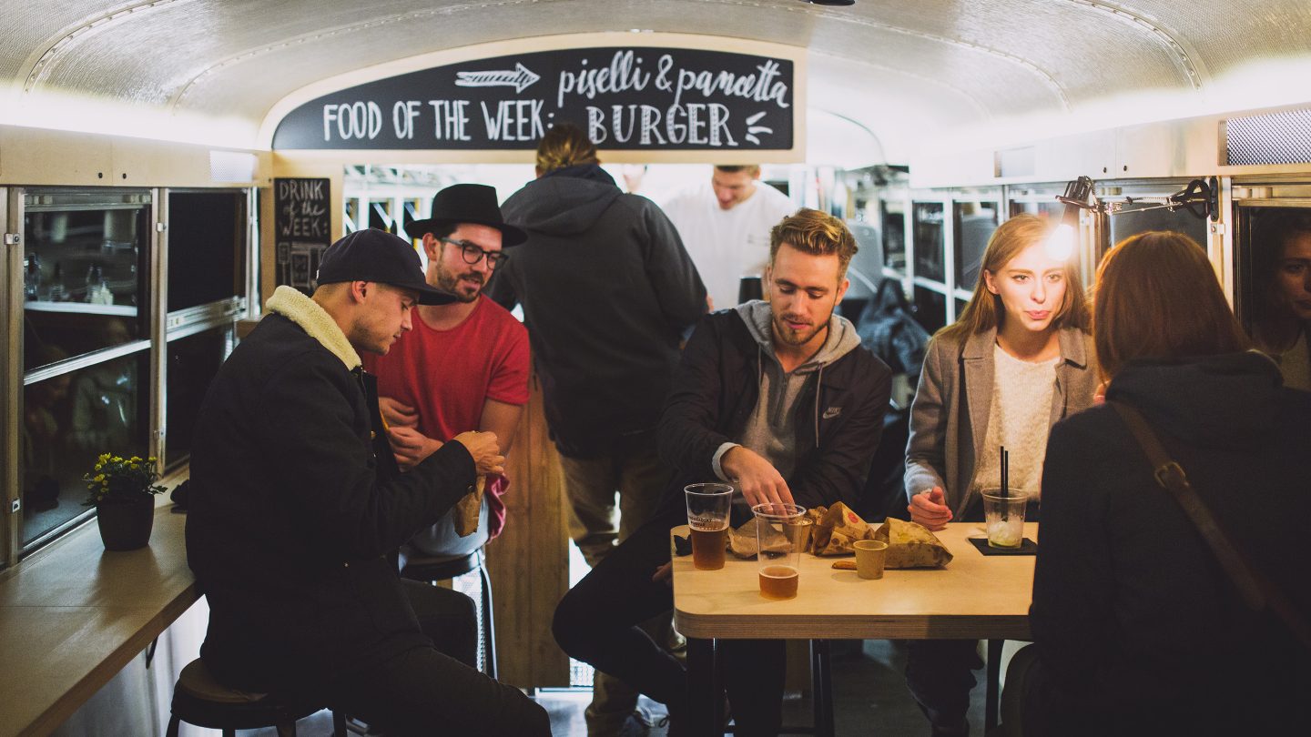 Booze & Food — Crafting a New Visual Identity for an American Foodbus photo