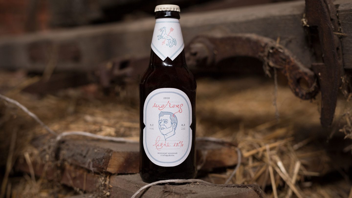 Morous — Visual Identity and Label Design for a Rough Beer from Sudetenland photo