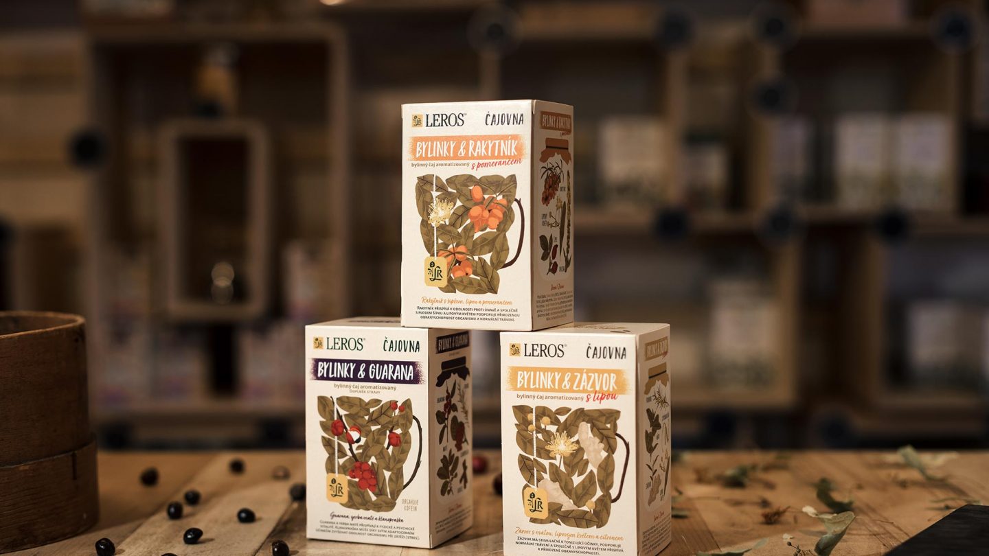 Leros — Redesigning Packaging for One of the Oldest Czech Tea Brands