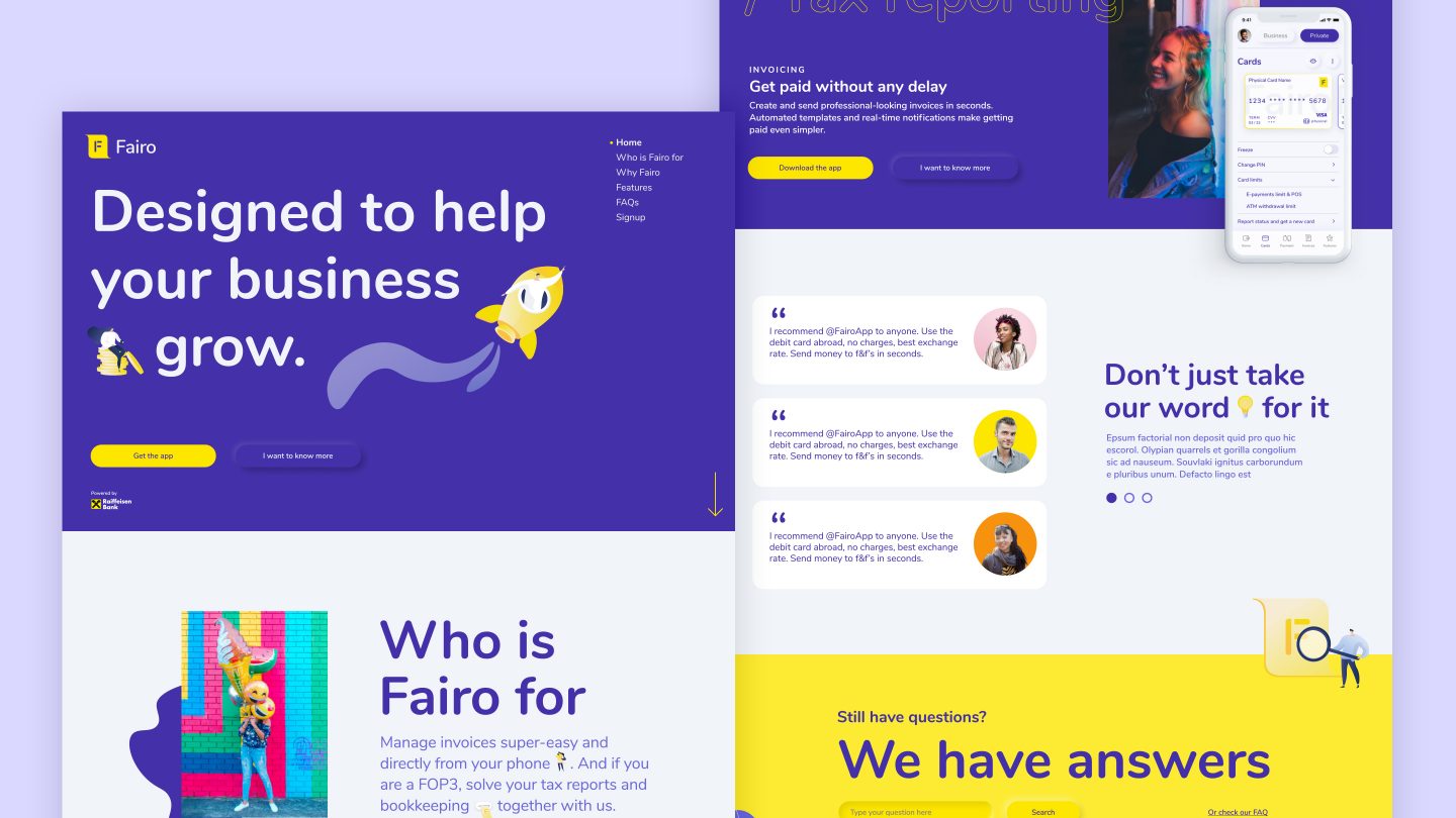 Fairo — An App-etite for UI Design photo